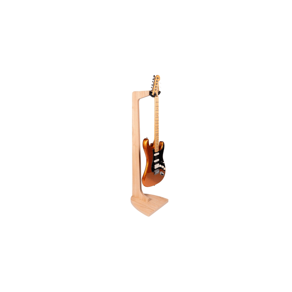 Gator Frameworks GFW-ELITEGTRHNGSTD-MPL Stand appendi-chitarra in finitura naturale acero opaco&lt;br&gt;