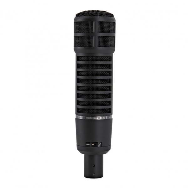ELECTROVOICE ( EV ) ELECTRO VOICE RE20 BLACK MICROFONO DINAMICO CARDIOIDE PER VOCE OTTONI E GRANCASSA