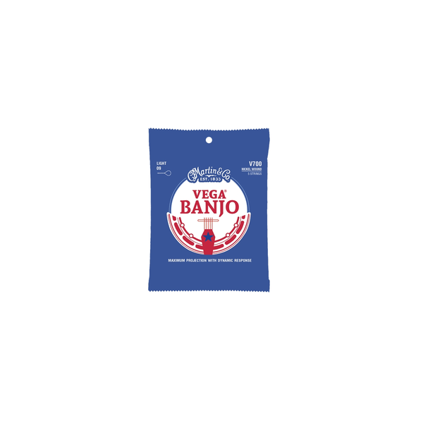 Martin & Co. V700 Vega Banjo Strings Light Nickel Wound
