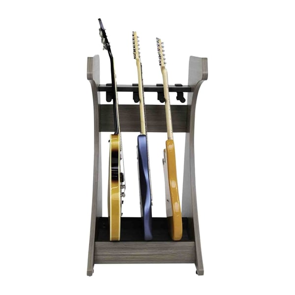 Gator Frameworks GFW-ELITEGTR3RK-GRY Rack per chitarre 3-4 posti in finitura grigio driftwood<br>