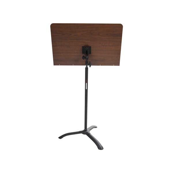 Gator Frameworks GFW-MUS-5000 - Leggio musicale in legno per direttore con base pieghevole