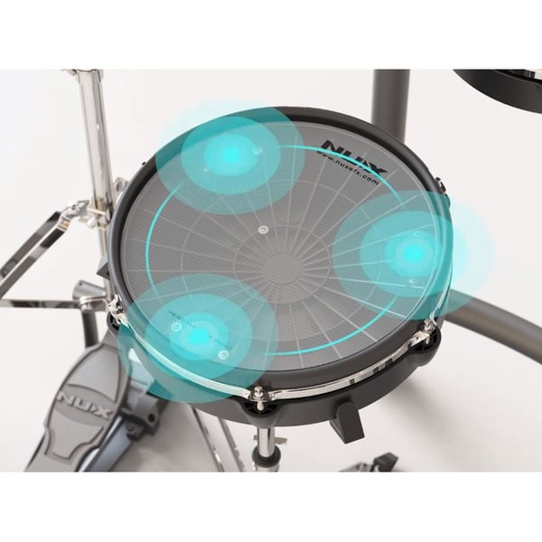 NUX Batteria elettronica con pelli Mesh