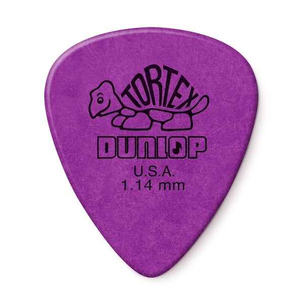 Dunlop 418P Tortex Standard Purple 1.14