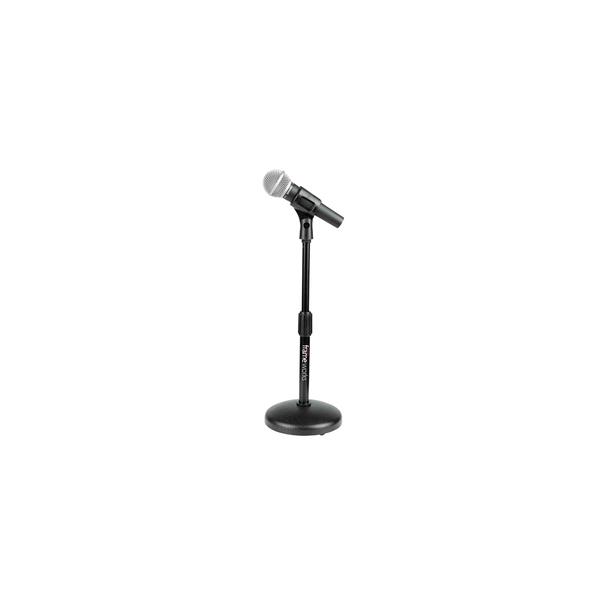 Gator Frameworks GFW-MIC-0501 Supporto per microfono da tavolo con base rotonda