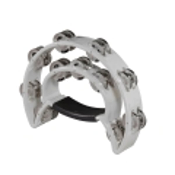 PEACE Cembalo a mezzaluna in ABS con 22 coppie piattelli (bianco)