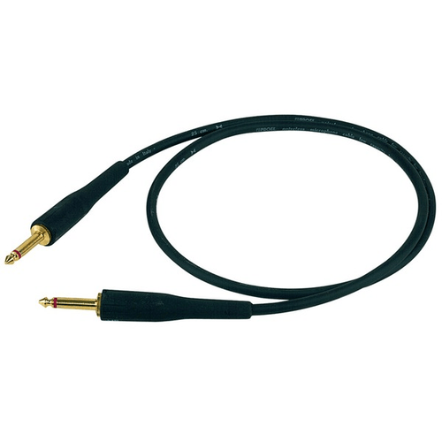 PROEL STAGE Cavo professionale per strumenti con connessioni spina jack Mono Ø 6.3 mm PROEL/S290 - HPC110 - S290. Lunghezza: 15 metri. Colore Nero. Altre lunghezze disponibili: visualizzare le specifiche tecniche
