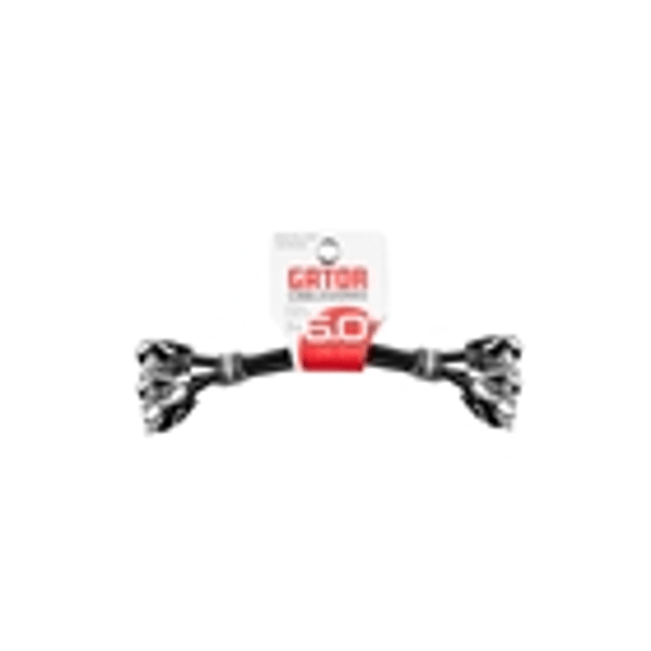 Gator Cableworks GCWB-INS-6INRA3PK Confezione da 3 cavi patch angolato/angolato 15 cm Serie Backline