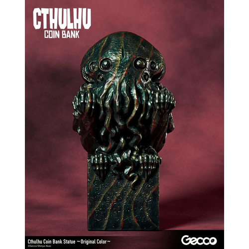 H.P. Lovecraft Cthulhu Mythos Spardosen Statue Cthulhu (Original Color) 24 cm