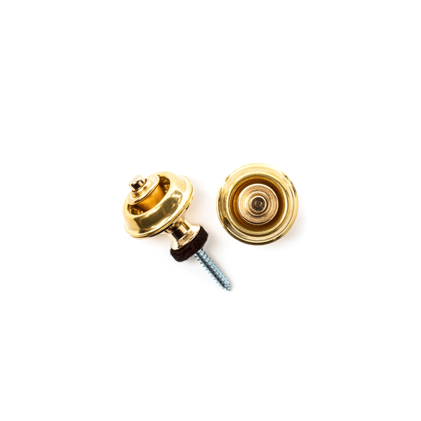 Dunlop SLS1034G Straplok Dual Design Strap Retainer System, Gold