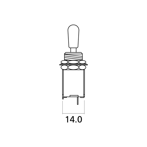 Yellow Parts EZ1180B Selettore a 3 Vie Les Paul® Style Nero