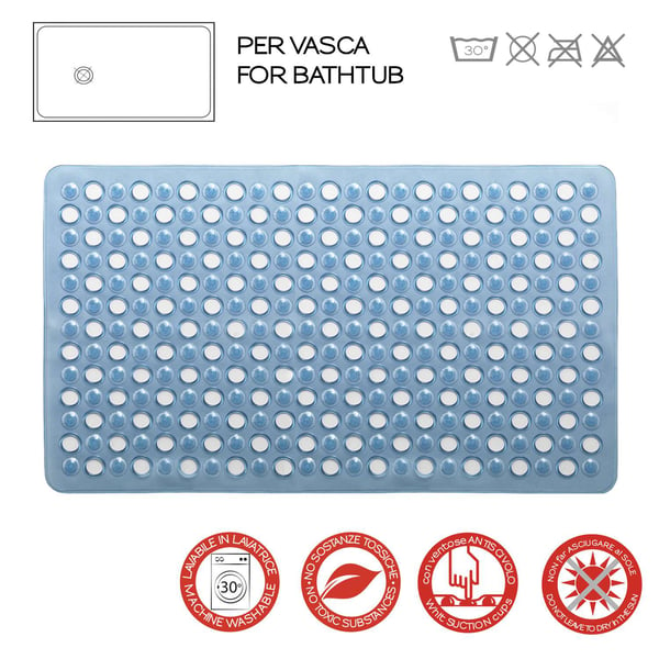 TAPPETO ANTISCIVOLO VASCA 60X38 CM MAIM