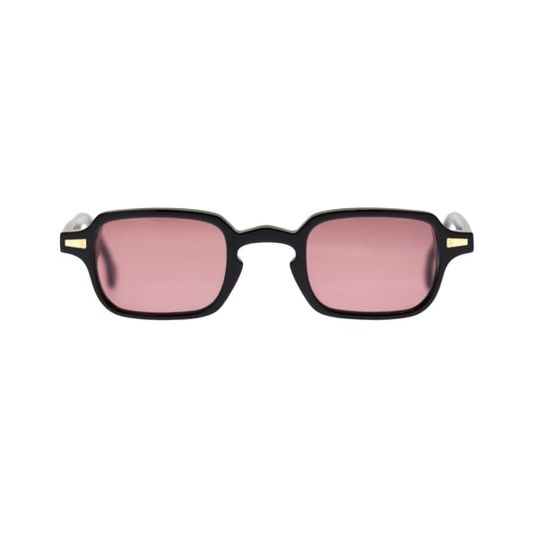 サングラス KYME Kyme - LUIGI COL 10 - SUNGLASSES - dark havana Kyme Eyewear Luigi: rectangular vintage sunglasses. Color