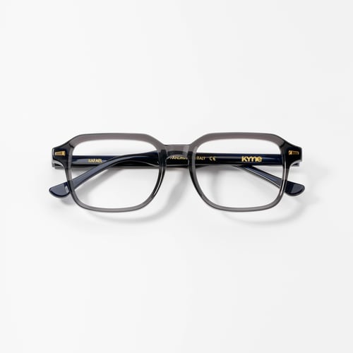 Kyme Eyewear Kyme Rafael Dark Grey Sunglasses - Handmade Italian Eyewear for Classic Style.  Color Dark Grey, Size Medium