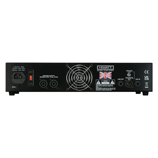 Hiwatt Bulldog 440 Studio testata per basso 440 W versione studio