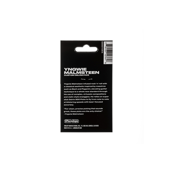 Dunlop YJMP01WH Malmsteen Custom Delrin Pick 1.5 mm 6pc