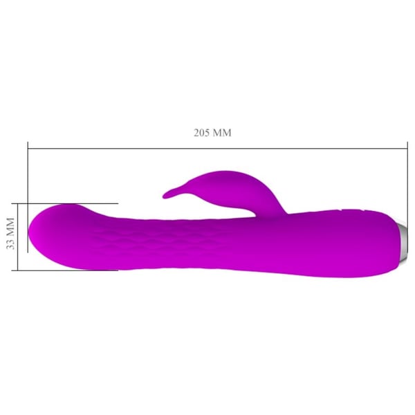 PRETTY LOVE MOLLY WIEDERAUFLADBARE VIBRATOR-DREHFUNKTION