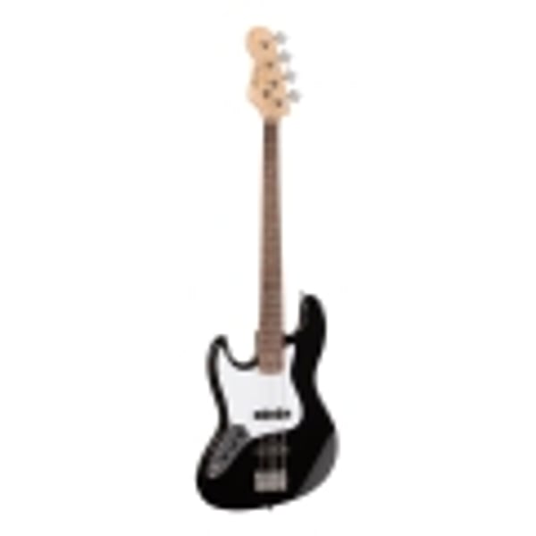 SOUNDSATION Basso elettrico mancino con pick up al ponte e al manico. Modello SPUR-LH BK