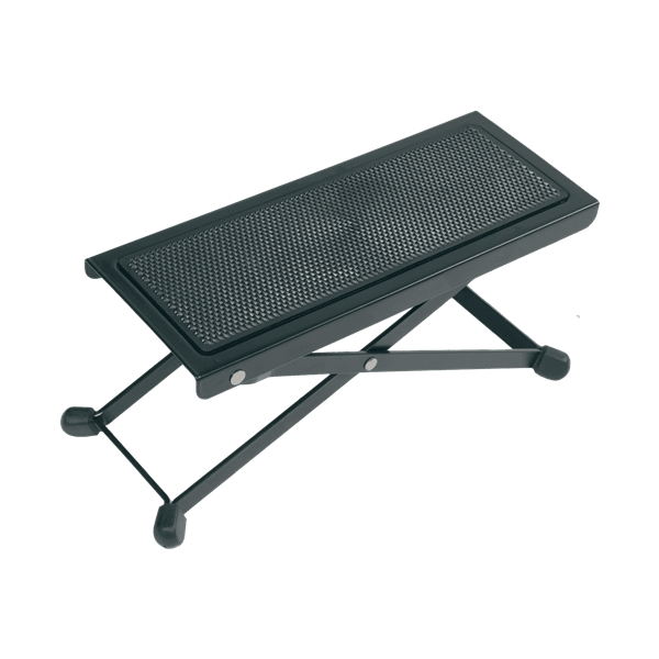 RTX FTX Poggia Piede per Chitarra Classica Metallo Nero