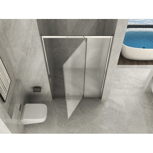 Box Porta Doccia Opaco 6MM Apertura Semi Battente Pivot Interno o Esterno