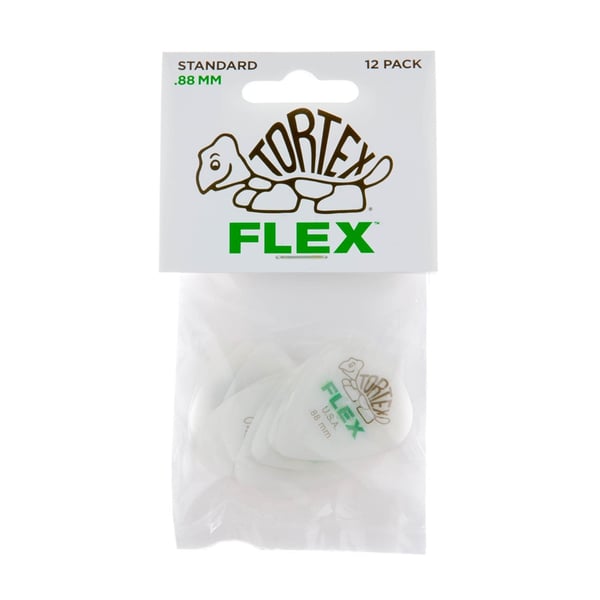 Dunlop 428P.88 Tortex Flex Standard .88 mm Pack/12