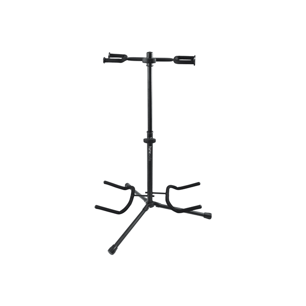 Gator Frameworks GFW-GTR-2000 Supporto doppio per chitarre con struttura in acciaio<br>