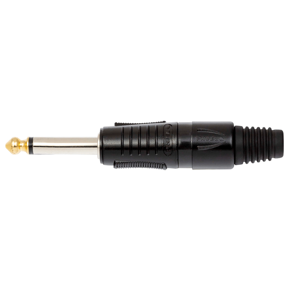 PROEL STAGE Connettore professionale jack mono 6,3 mm - 1/4. Colore: Nero.