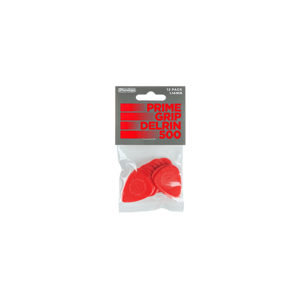 Dunlop 450P114 Prime Grip Delrin 500 1.14 mm Player's Pack/12