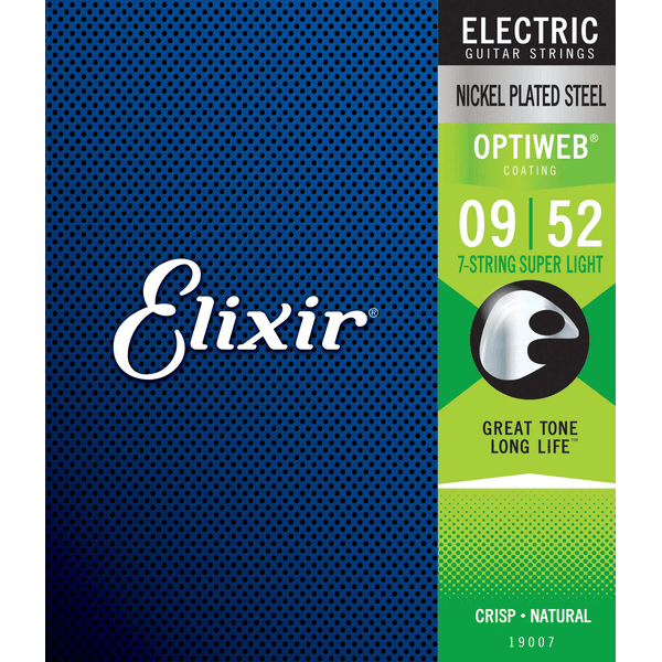 ELIXIR 19007 ELECTRIC NICKEL PLATED STEEL OPTIWEB