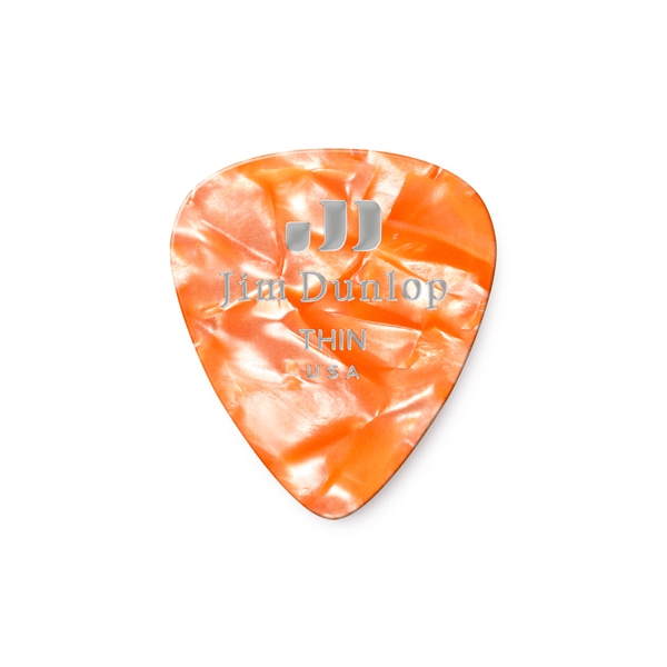 Dunlop 483P#08 Orange Perloid - Thin