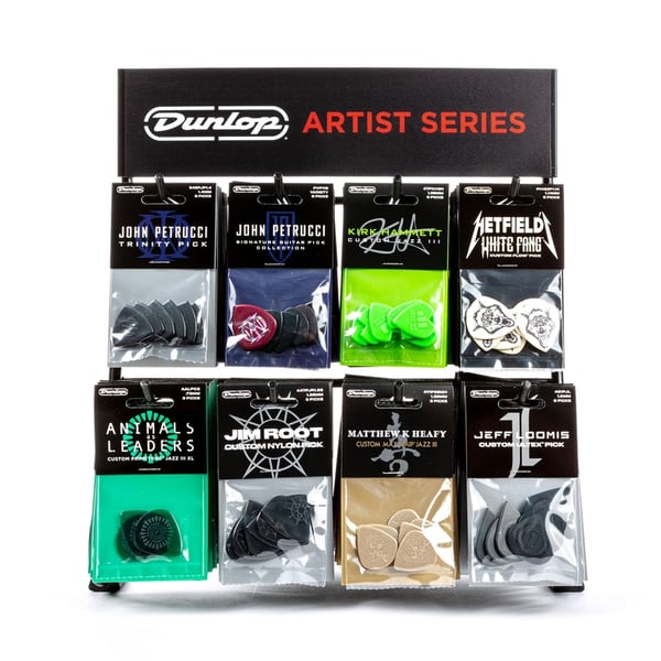Dunlop MD128A Artist Player's Pack Display