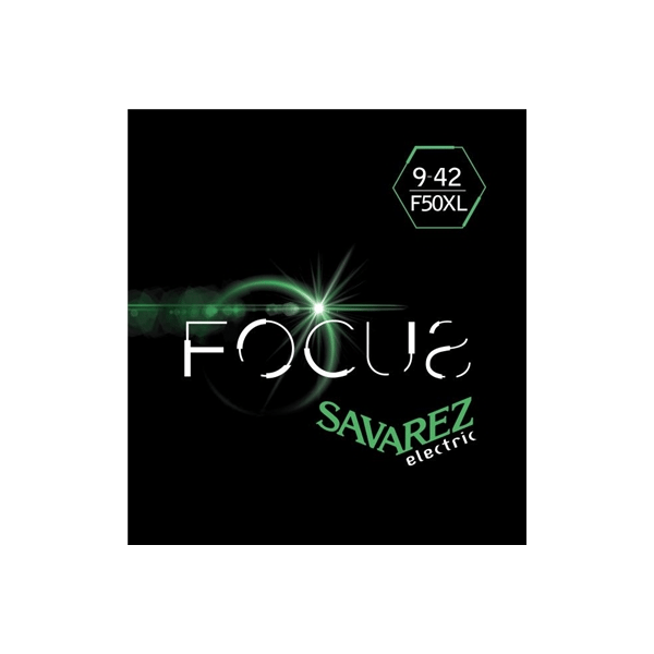 Savarez F50XL Corde Focus per Chitarra Elettrica 9-42, Set/6