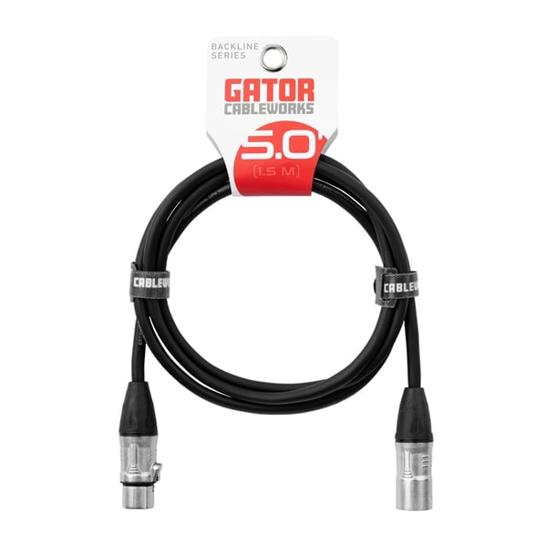 Gator Cableworks GCWB-XLR-05 Cavo XLR 1.5 m Serie Backline