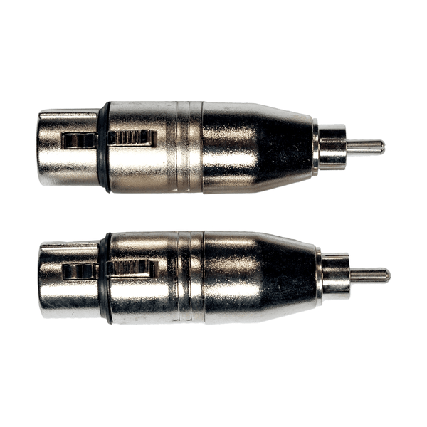 Yellow Cable AD18 Adattatore RCA Maschio/XLR Femmina 2 Pcs