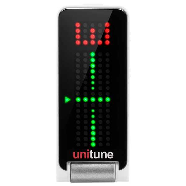 TC ELECTRONIC UNITUNE CLIP ACCORDATORE STROBO CROMATICO A CLIP PER CHITARRA BASSO E UKULELE