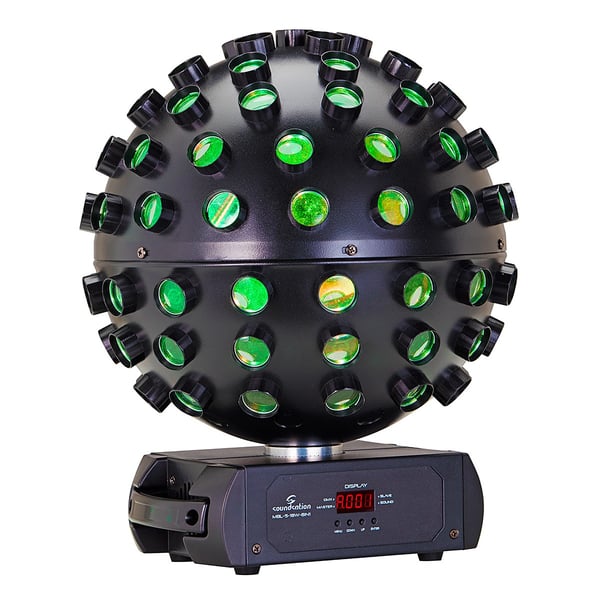 SOUNDSATION Palla Rotante con 5 LED da 18W RGBWA+UV 6in1