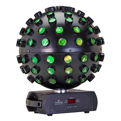 SOUNDSATION Palla Rotante con 5 LED da 18W RGBWA+UV 6in1