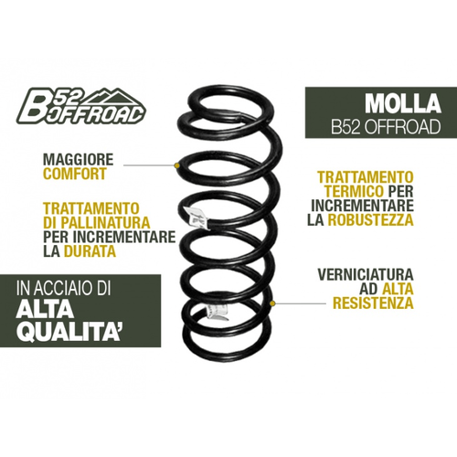 MOLLA +5CM B52 OFFROAD PER NISSAN PICK UP D40
