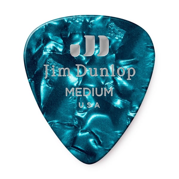 Dunlop 483R#11 Turquoise Perloid - Medium