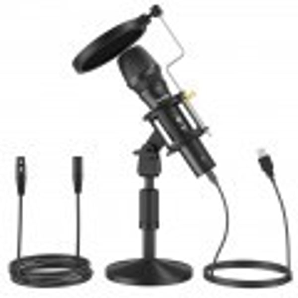 MAONO Microfono USB/XLR dinamico da tavolo AU-HD300T