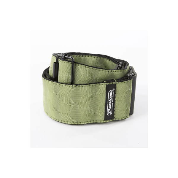 Dunlop D6710 Tracolla Jacquard Hexagon Echo Olive