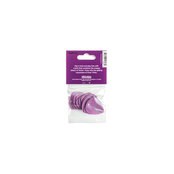Dunlop 558P114 Tortex Flow Standard 1.14 mm Player's Pack/12