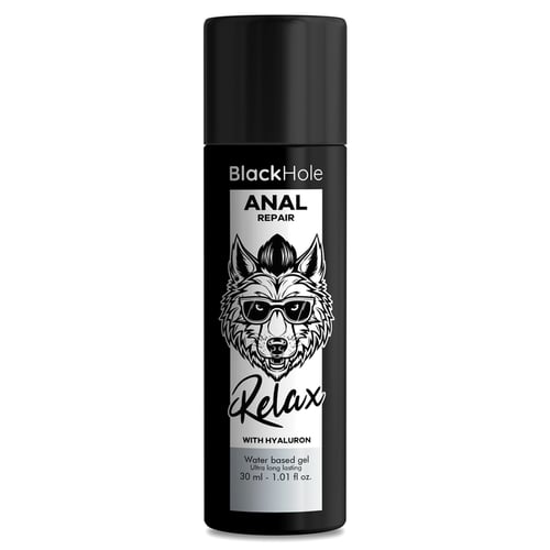 BLACK HOLE - RÉPARATION ANAL À BASE D''EAU RELAX AVEC HYALURON 30 ML