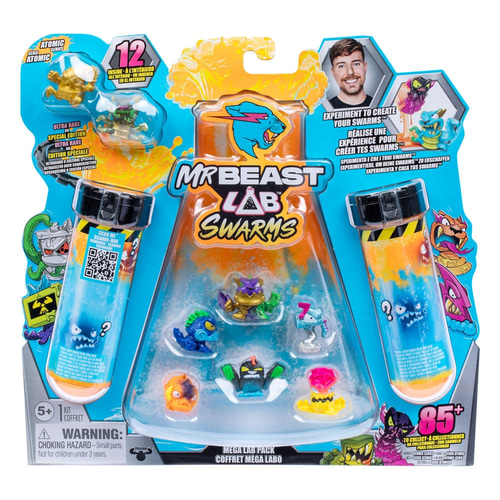 Mr. Beast Lab Swarms assortiment pack 12 figurines Mega Lab 1 3 cm (4)