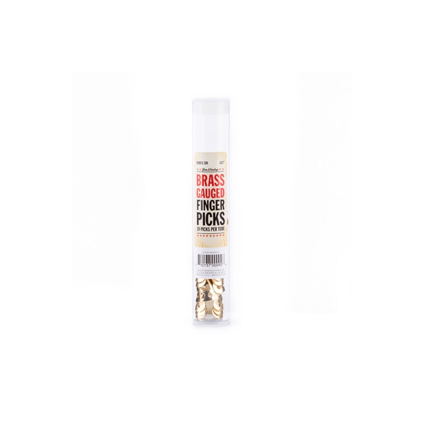 Dunlop 37R BRASS FINGER .013 - TUBO 20 PLETTRI