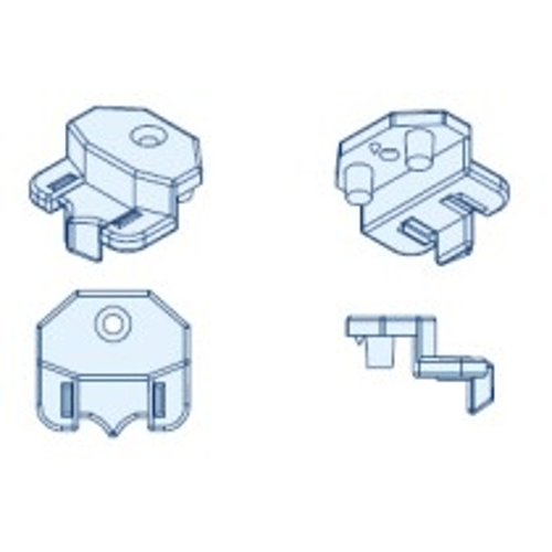 Funghetto Scivolo per Box Doccia in PVC a Soffietto