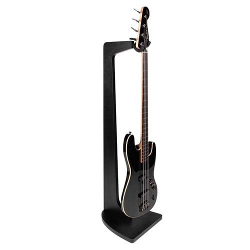 Gator Frameworks GFW-ELITEGTRHNGSTD-BLK Stand appendi-chitarra in finitura nera<br>