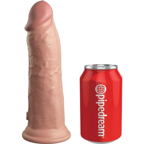KING COCK ELITE - DELUXE VERSTELLBARES HARNESS-KIT RING MIT HODEN & DILDO 20,3 CM
