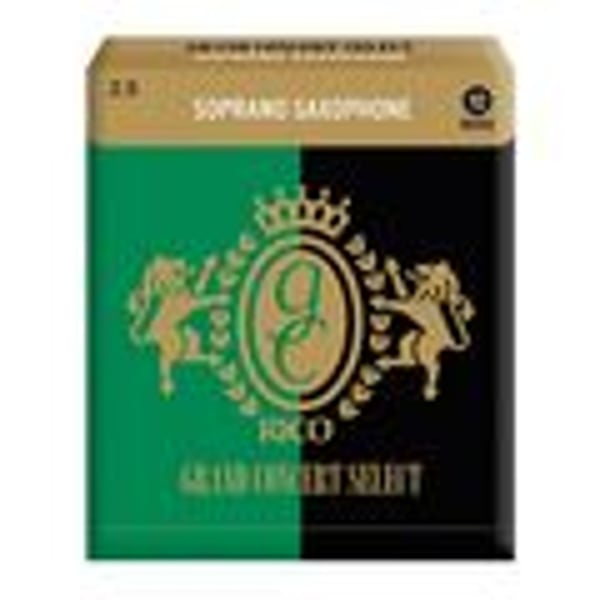 RICO Ance per Sax Soprano Selezione Grand Concert, Misura 2.5, Confezione 10 pz. Modello RGC10SSX250