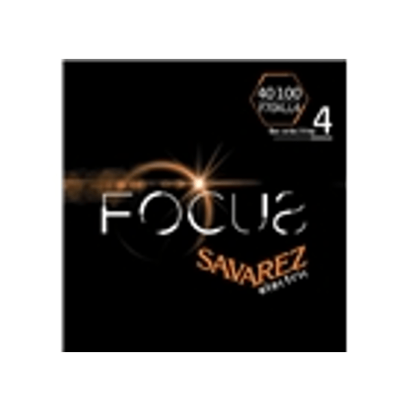 Savarez F70XLL4 Corde Focus per Basso Elettrico 40-100, Set/4