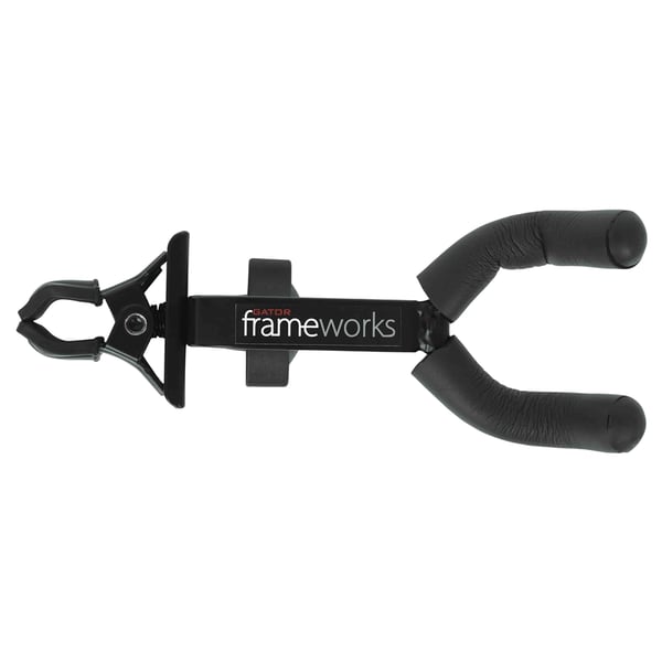 Gator Frameworks GFW-MICUKE-HNGR - Supporto con morsetto per ukulele o mandolino